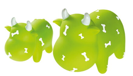 Hračka Squeezy Cow zelená