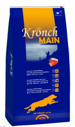 Kronch Main kompletní krmivo pro psy z lososa 13,5 Kg - konec expirace 27.4. 2024