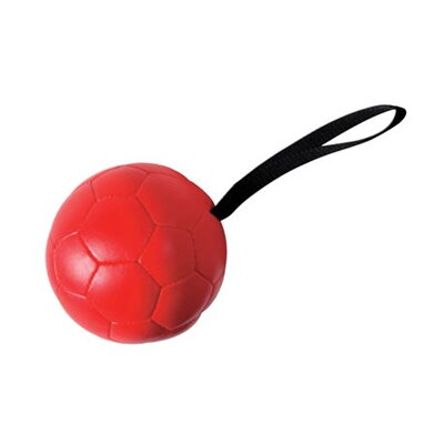 Hračka pro psy nafukovací míček s poutkem 14cm