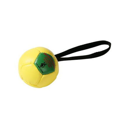 Hračka pro psy vycpaný míček z kůže 9cm