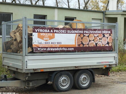 Palivové dřevo tvrdé BUK 6 PRMs  / 25cm doprava zdarma