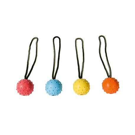 Hračka pro psa motivační hračka pro psa Jednoduchý míček s malým poutkem 5cm