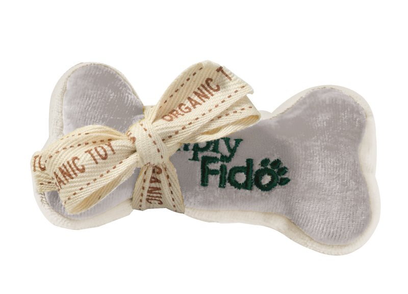 Hračka plyšová kost šedá