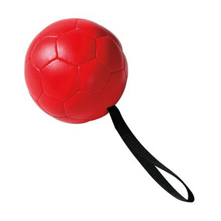 Hračka pro psy nafukovací míček s poutkem 18cm