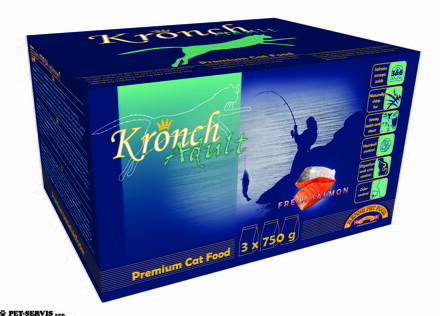 Granulované krmivo pro kočky Kronch Adult  2,25 kg  