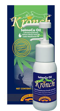 Kronch SalmonCA  lososový olej pro psy a kočky 250ml 