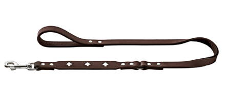 Vodítko Swiss hnědá/černá