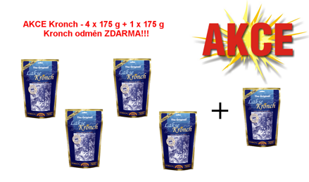 Pamlsky pro psy Kronch Grain Free  z lososa bez obilovin 4 + 1 x 175 g ZDARMA!!!