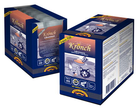 Kronch LakseMousse  Grain Free Salmon 95%  6 x 300g pro psy a kočky